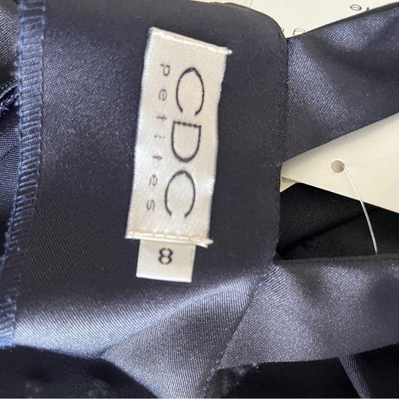 NWT CDC Petites Navy Gown size 8 - Picture 6 of 7